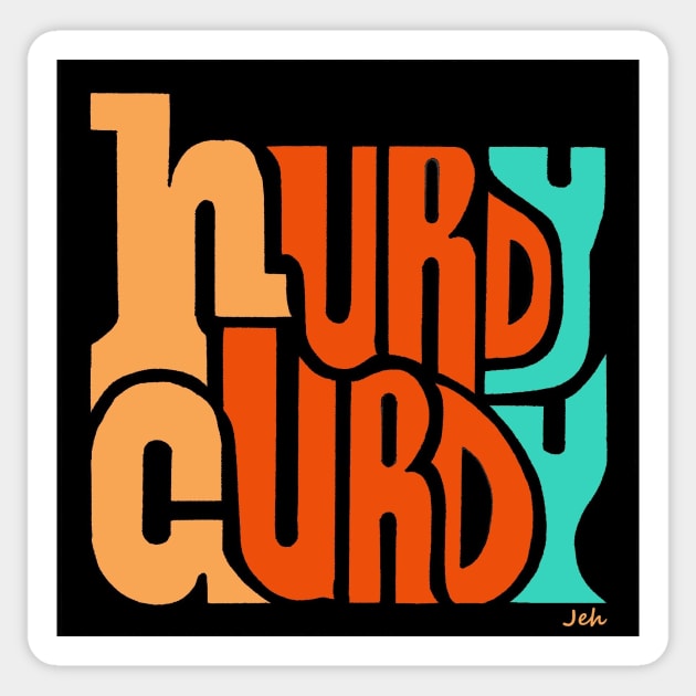 Hurdy gurdy 3 Sticker by inkle